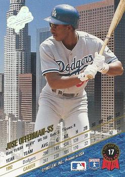 Jose Offerman  baseball card collectible - Main Image 2