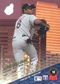 Albert Belle  baseball card collectible - Main Image 2