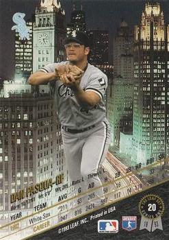 Dan Pasqua  baseball card collectible - Main Image 2