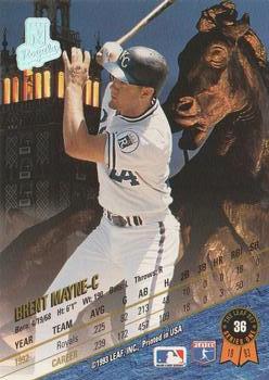 Brent Mayne  baseball card collectible - Main Image 2