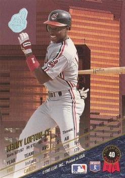 Kenny Lofton  baseball card collectible - Main Image 2