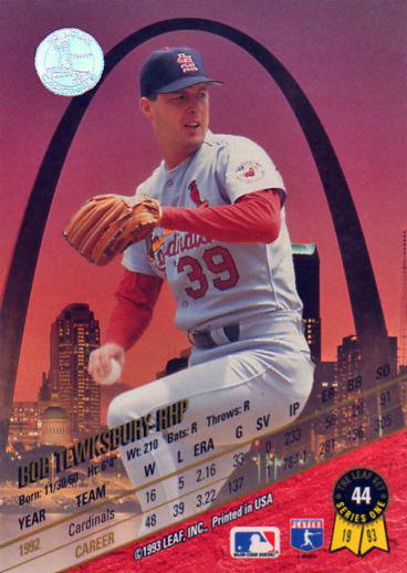 Bob Tewksbury  baseball card collectible - Main Image 2