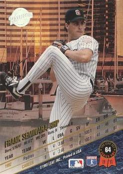 Frank Seminara  baseball card collectible - Main Image 2