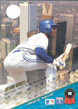 Devon White  baseball card collectible - Main Image 2