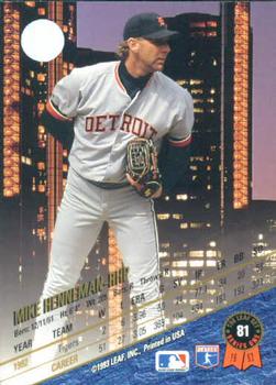 Mike Henneman  baseball card collectible - Main Image 2