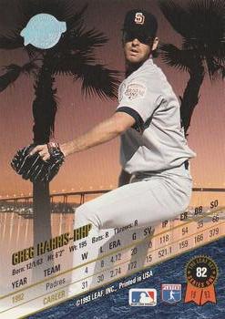 Greg Harris  baseball card collectible - Main Image 2