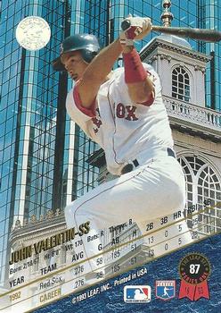 John Valentin  baseball card collectible - Main Image 2