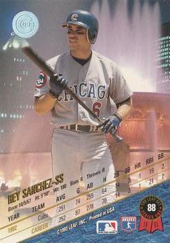 Rey Sanchez  baseball card collectible - Main Image 2