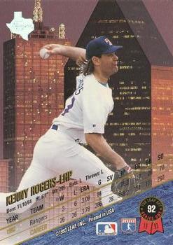 Kenny Rogers  baseball card collectible - Main Image 2