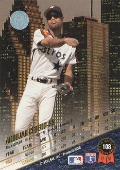 Andujar Cedeno  baseball card collectible - Main Image 2