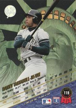Danny Tartabull  baseball card collectible - Main Image 2