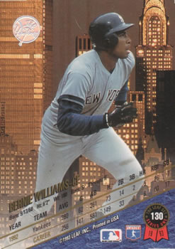 Bernie Williams  baseball card collectible - Main Image 2