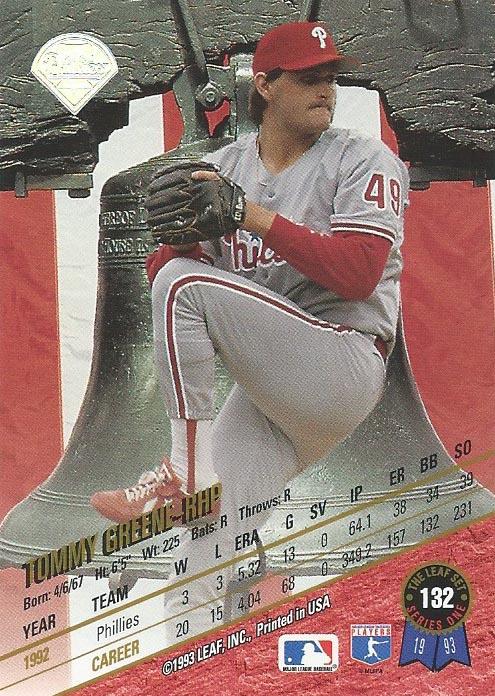 Tommy Greene  baseball card collectible - Main Image 2
