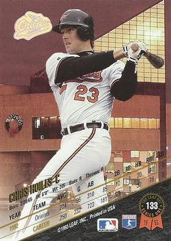Chris Hoiles  baseball card collectible - Main Image 2