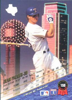 Dean Palmer  baseball card collectible - Main Image 2