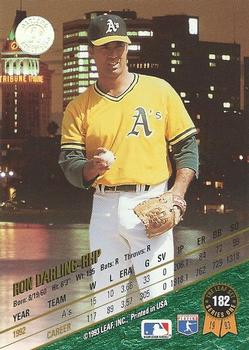 Ron Darling  baseball card collectible - Main Image 2
