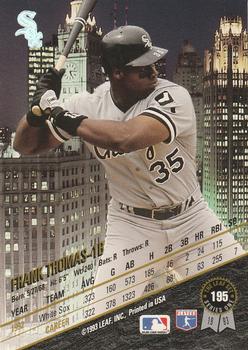 Frank Thomas  baseball card collectible - Main Image 2
