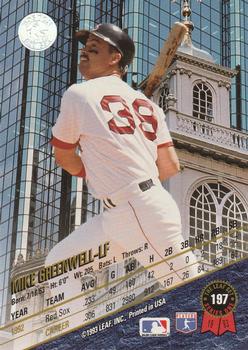 Mike Greenwell  baseball card collectible - Main Image 2