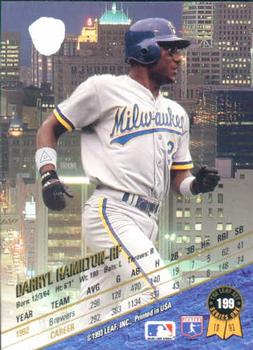 Darryl Hamilton  baseball card collectible - Main Image 2