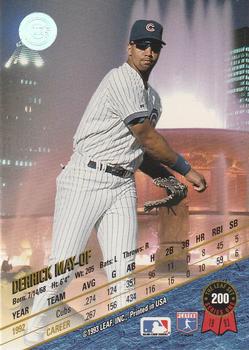 Derrick May  baseball card collectible - Main Image 2