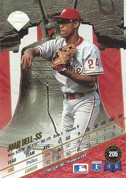 Juan Bell  baseball card collectible - Main Image 2