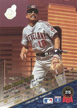 Felix Fermin  baseball card collectible - Main Image 2