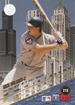 Rick Wilkins  baseball card collectible - Main Image 2