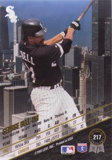 George Bell  baseball card collectible - Main Image 2