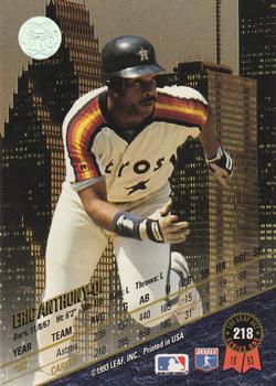 Eric Anthony  baseball card collectible - Main Image 2