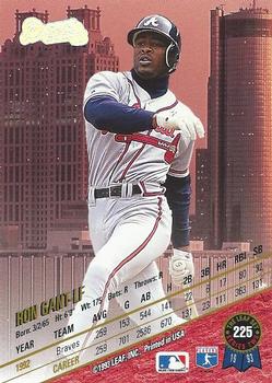 Ron Gant  baseball card collectible - Main Image 2