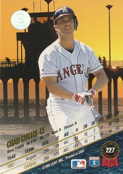 Chad Curtis  baseball card collectible - Main Image 2