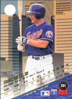 Frank Bolick  baseball card collectible - Main Image 2