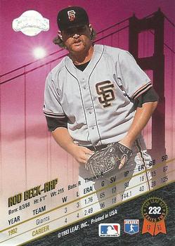 Rod Beck  baseball card collectible - Main Image 2