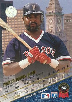 Ivan Calderon  baseball card collectible - Main Image 2