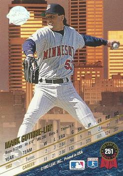 Mark Guthrie  baseball card collectible - Main Image 2