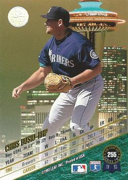 Chris Bosio  baseball card collectible - Main Image 2