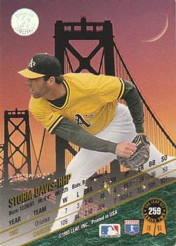 Storm Davis  baseball card collectible - Main Image 2