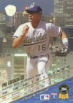 Pat Listach  baseball card collectible - Main Image 2