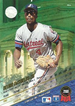 Delino DeShields  baseball card collectible - Main Image 2