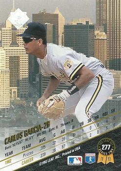 Carlos Garcia  baseball card collectible - Main Image 2