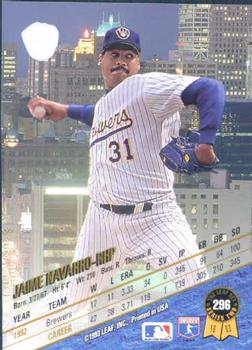 Jaime Navarro  baseball card collectible - Main Image 2