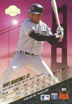 Dave Martinez  baseball card collectible - Main Image 2