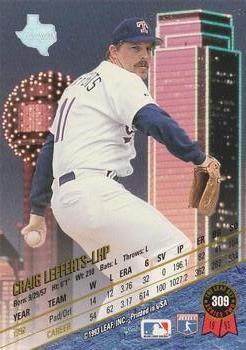 Craig Lefferts  baseball card collectible - Main Image 2