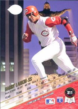 Barry Larkin  baseball card collectible - Main Image 2