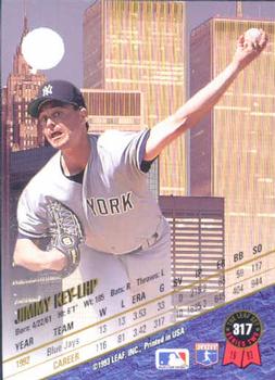 Jimmy Key  baseball card collectible - Main Image 2