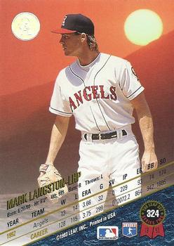 Mark Langston  baseball card collectible - Main Image 2