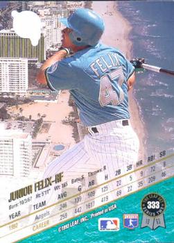 Junior Felix  baseball card collectible - Main Image 2