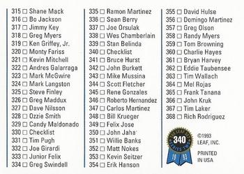 Checklist: 295-368  baseball card collectible - Main Image 2