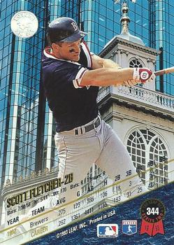 Scott Fletcher  baseball card collectible - Main Image 2