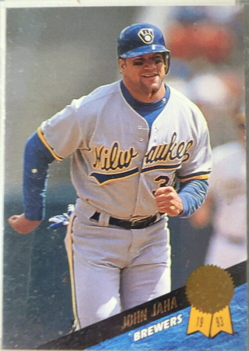 John Jaha  baseball card collectible - Main Image 3
